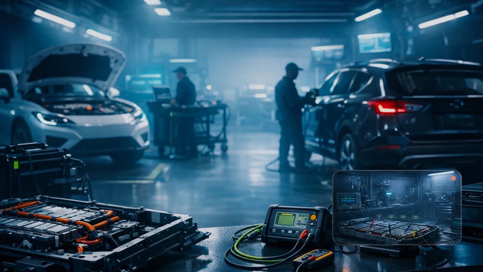 Diagnostyka Kia z komunikatem check hybrid system i analizą logów.