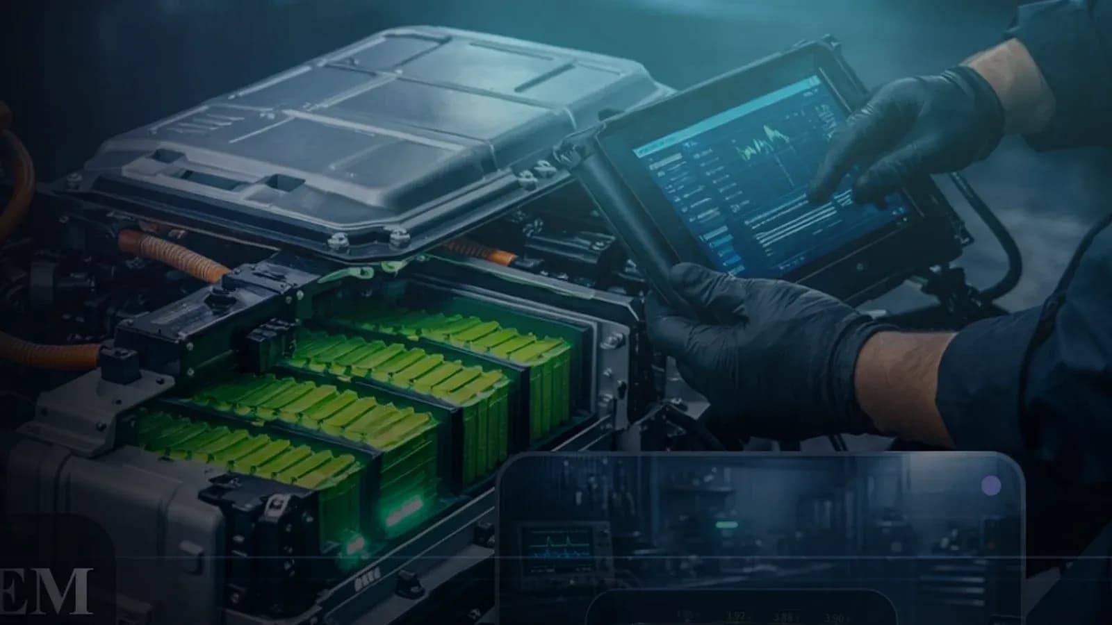 Diagnostyka Lexusa z komunikatem check hybrid system i analizą danych baterii.